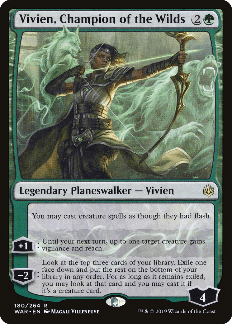 Vivien, Champion of the Wilds [War of the Spark] Foil