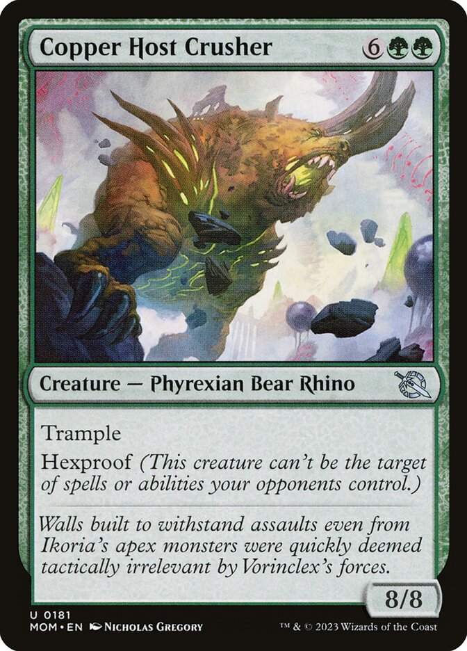 Copper Host Crusher 181/291 (March of the Machine)  - Foil