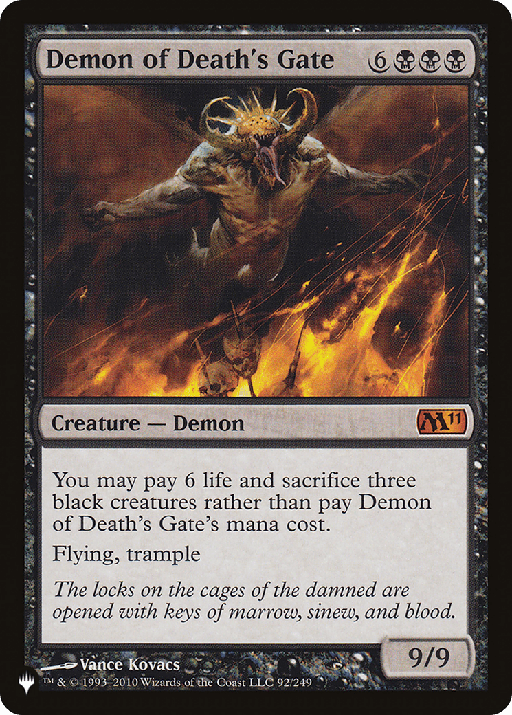Demon of Death's Gate |  (M11-92) [The List]