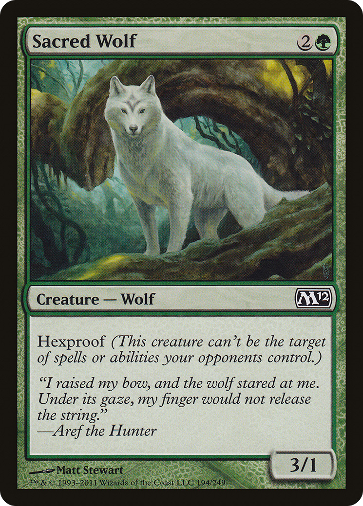 Sacred Wolf [Magic 2012] Foil