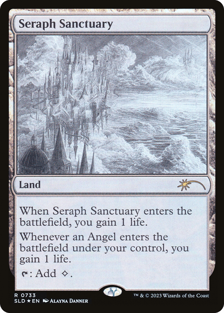Seraph Sanctuary (Sketch) [Secret Lair Drop Promos] Foil