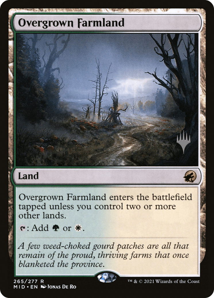Overgrown Farmland (Promo Pack) [Innistrad: Midnight Hunt Promos]