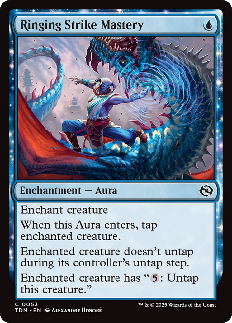 Ringing Strike Mastery (053) [Tarkir: Dragonstorm]  Foil