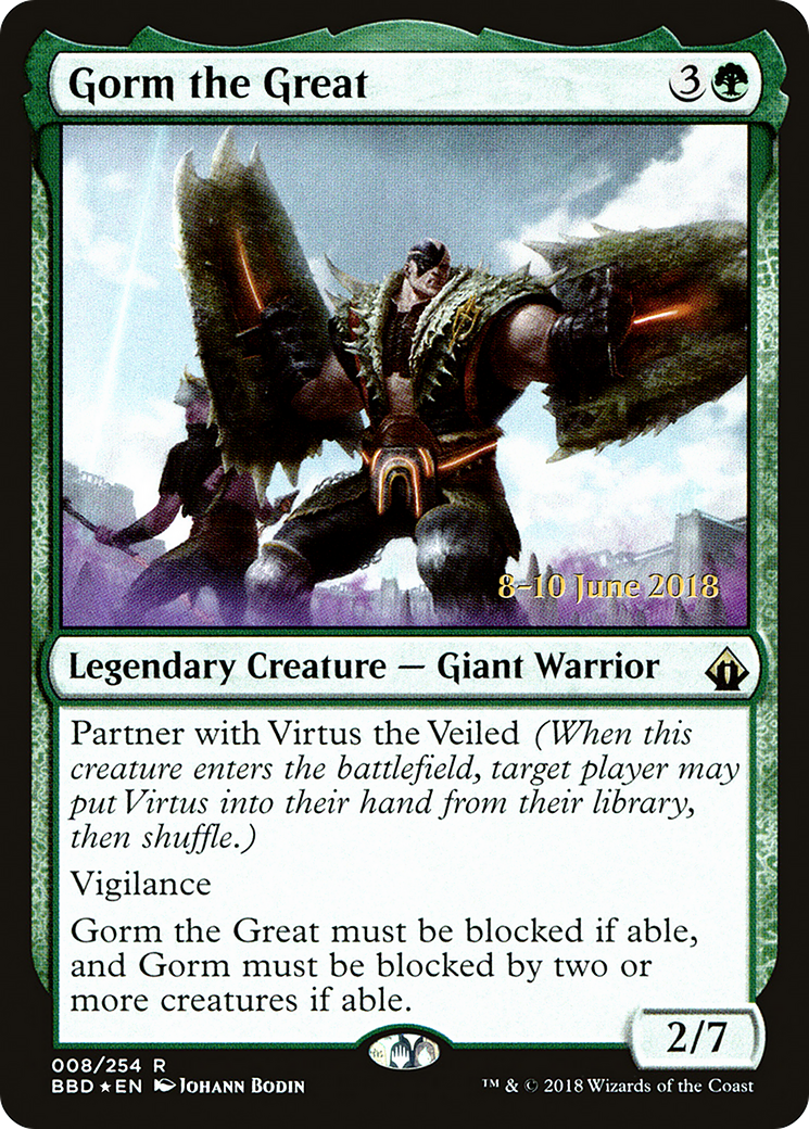 Gorm the Great (PBBD-08S) - Battlebond Promos Foil