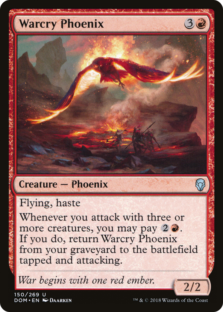 Warcry Phoenix [Dominaria] Foil