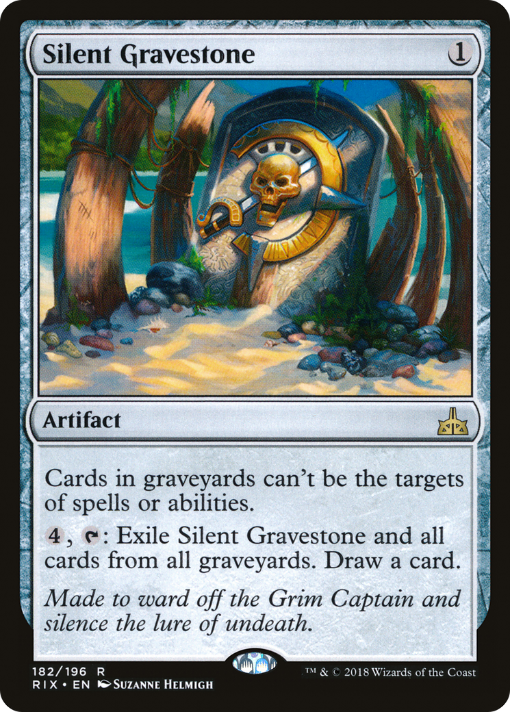Silent Gravestone [Rivals of Ixalan] Foil