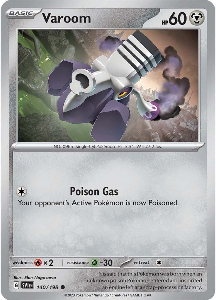 Varoom 140/198 - SV01 Scarlet & Violet Base Set Reverse Holofoil