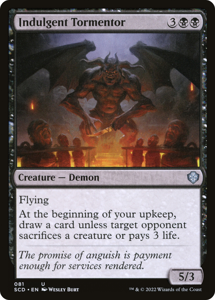 Indulgent Tormentor [Starter Commander Decks]