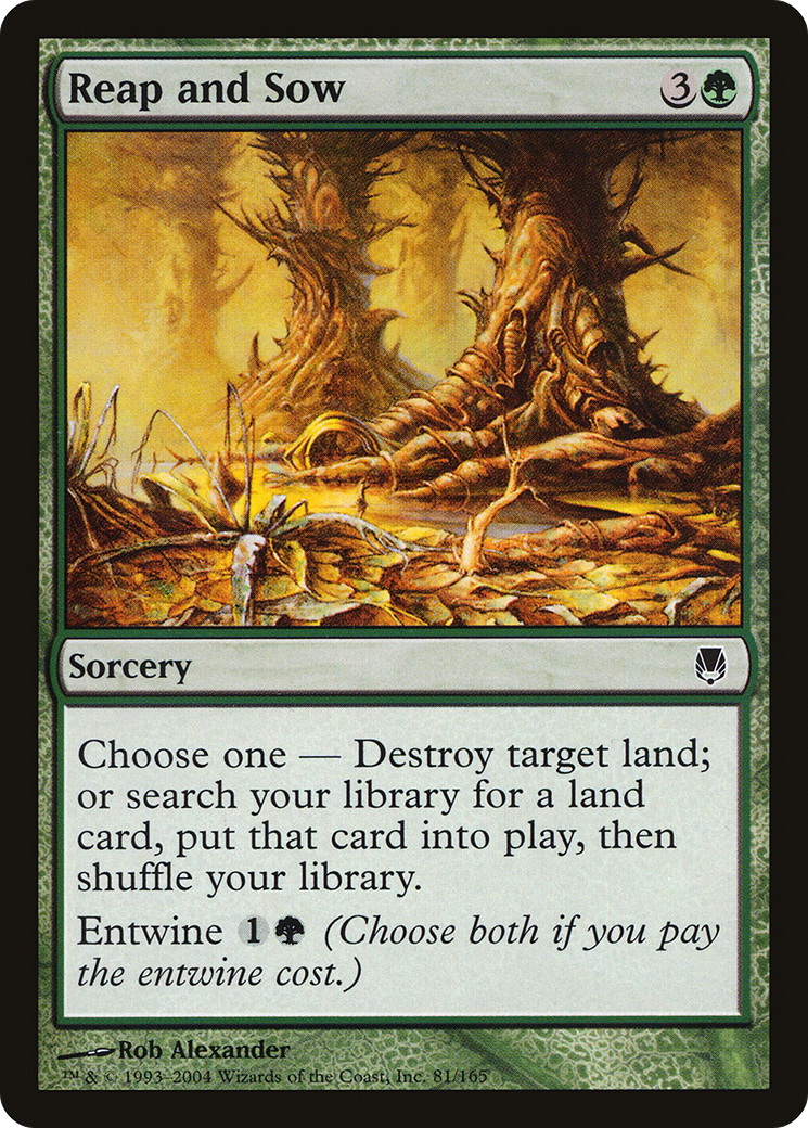 Reap and Sow [Darksteel] Foil