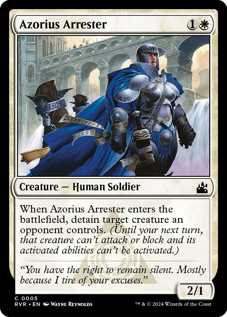 Azorius Arrester [Ravnica Remastered] Foil