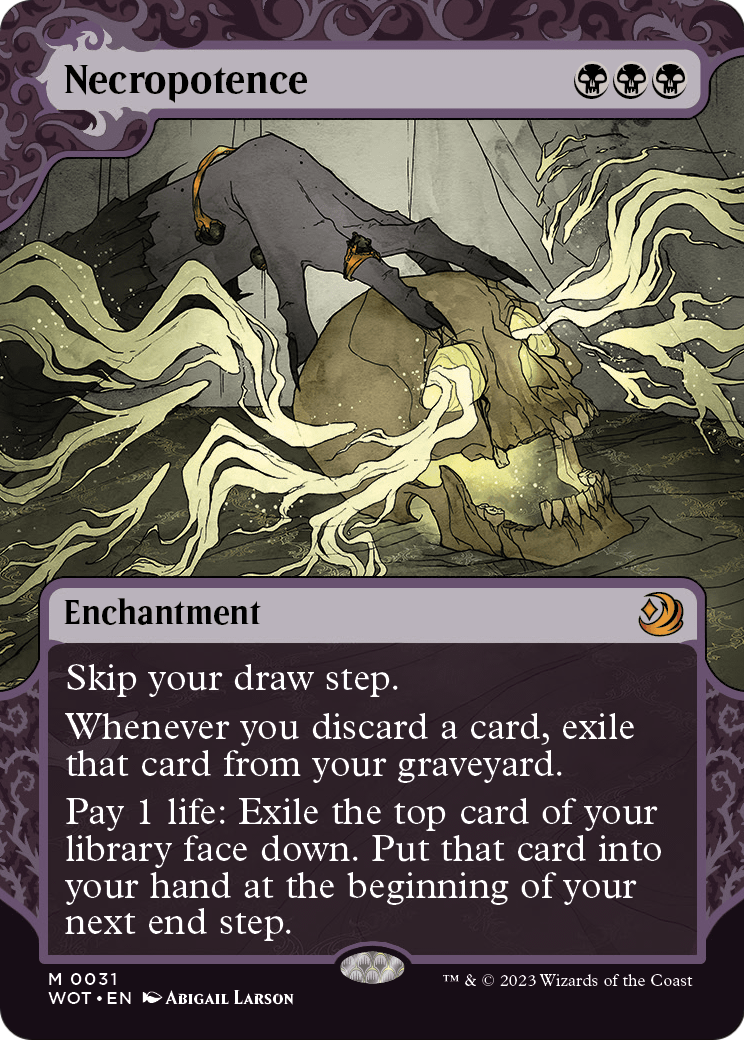 Necropotence [Wilds of Eldraine: Enchanting Tales] Foil