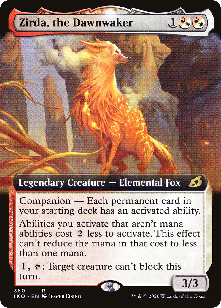 Zirda, the Dawnwaker (Extended Art) [Ikoria: Lair of Behemoths] Foil