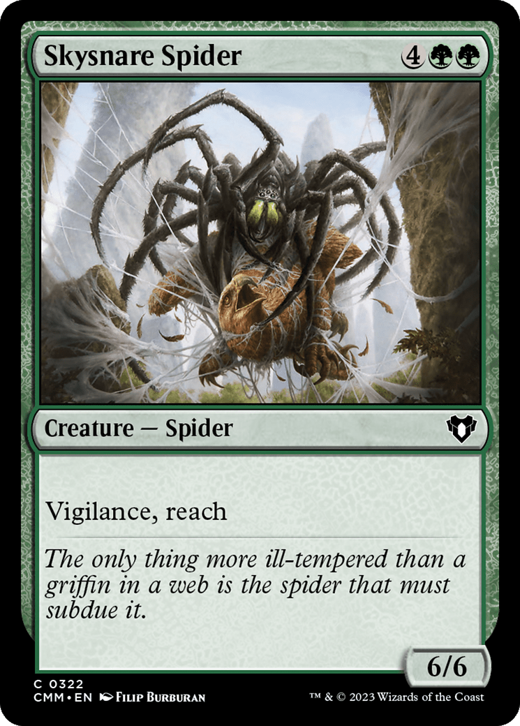 Skysnare Spider [Commander Masters] Foil