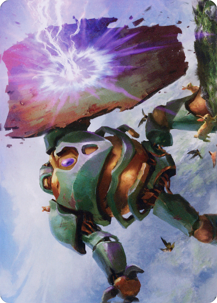 Walking Bulwark // Walking Bulwark (ADMU-058) - Dominaria United Art Series (Borderless)