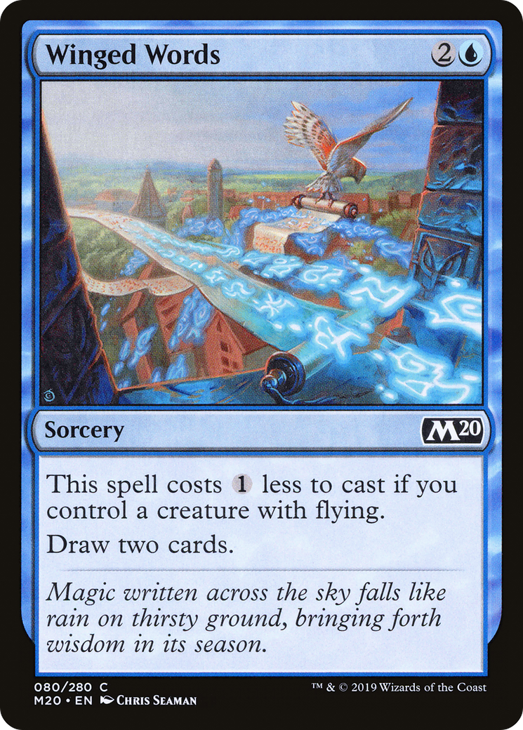 Winged Words [Core Set 2020] Foil