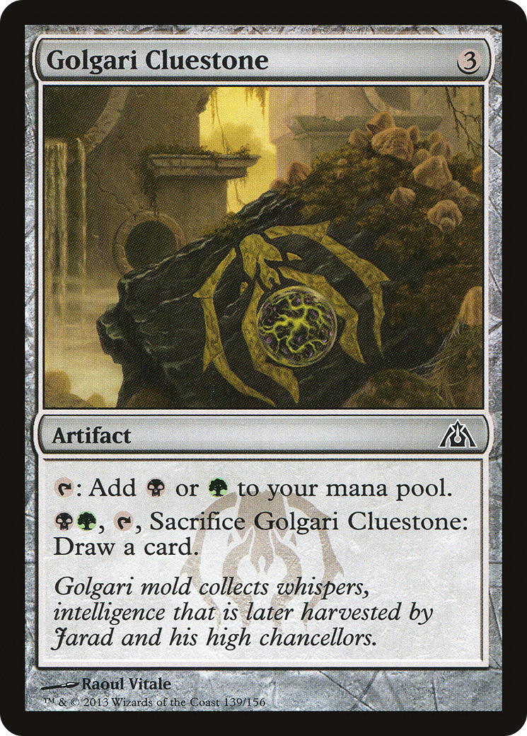 Golgari Cluestone [Dragon's Maze] Foil