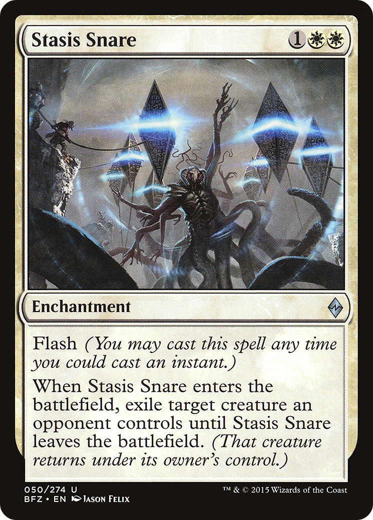 Stasis Snare [Battle for Zendikar] Foil