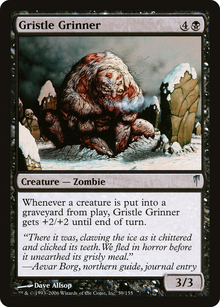 Gristle Grinner [Coldsnap] Foil