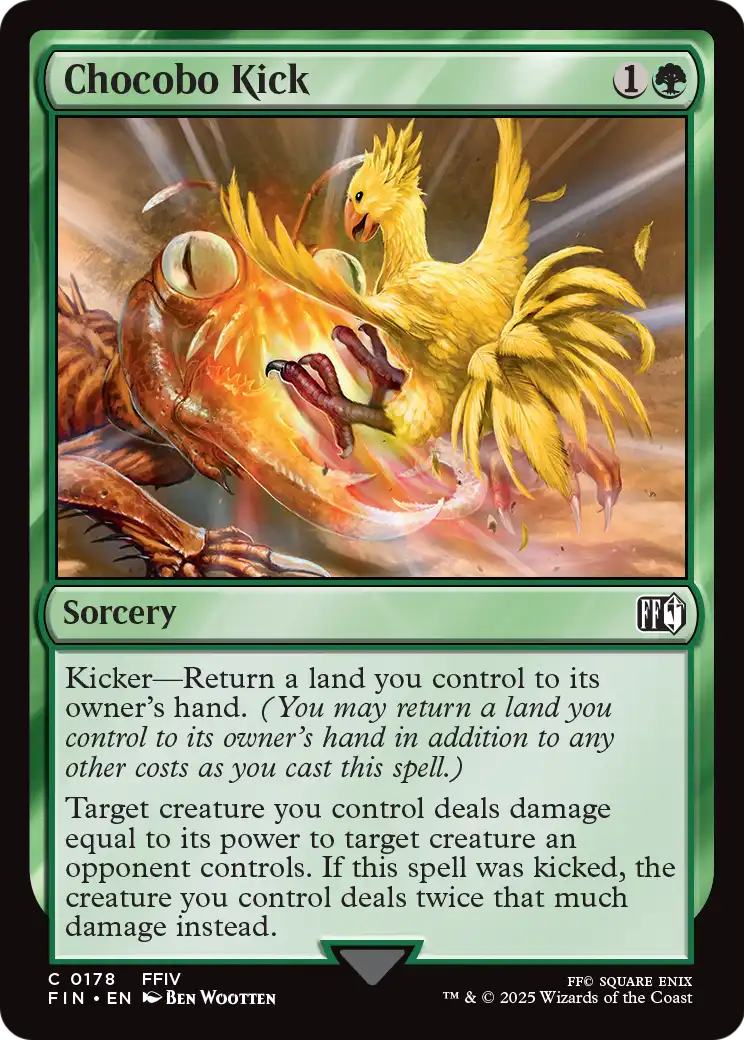 Chocobo Kick (178) [FINAL FANTASY]  Foil