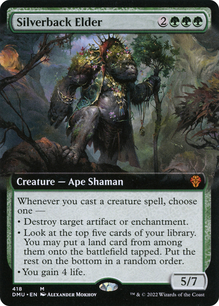Silverback Elder (Extended Art) [Dominaria United] Foil