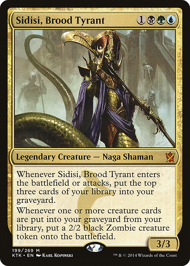 Sidisi, Brood Tyrant [Khans of Tarkir] Foil