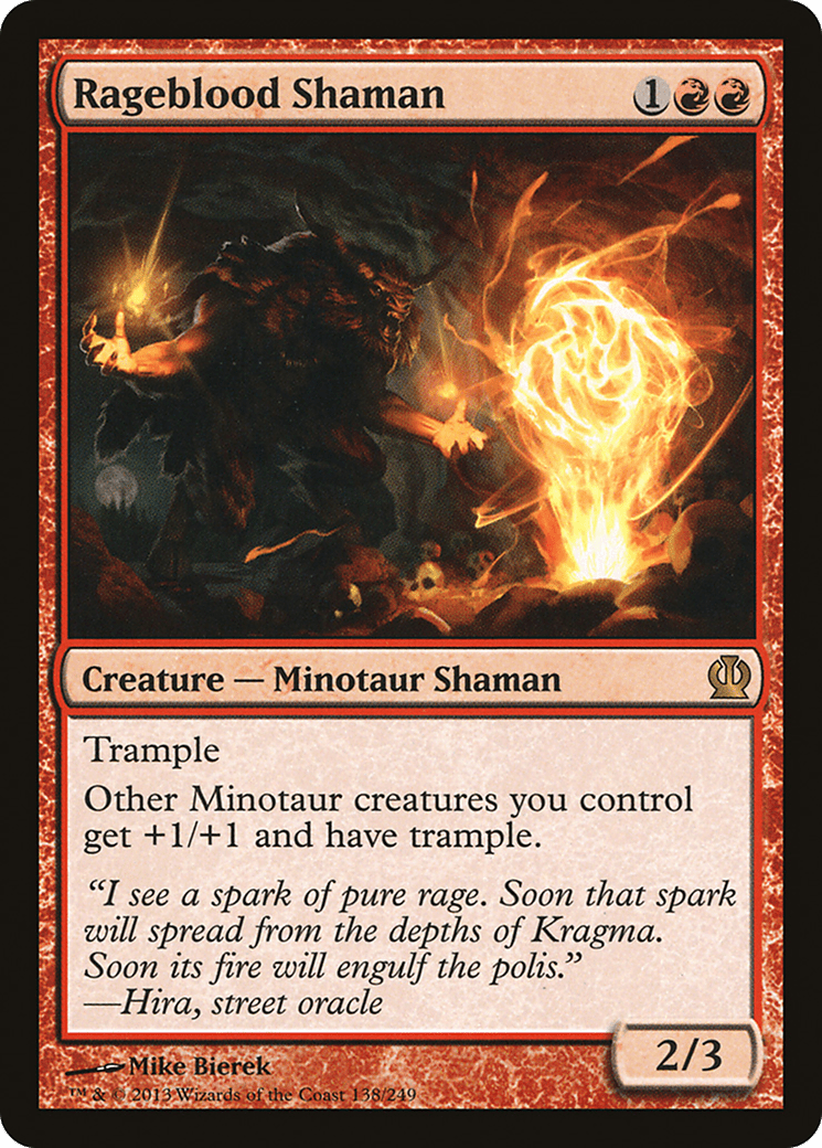 Rageblood Shaman [Theros] Foil