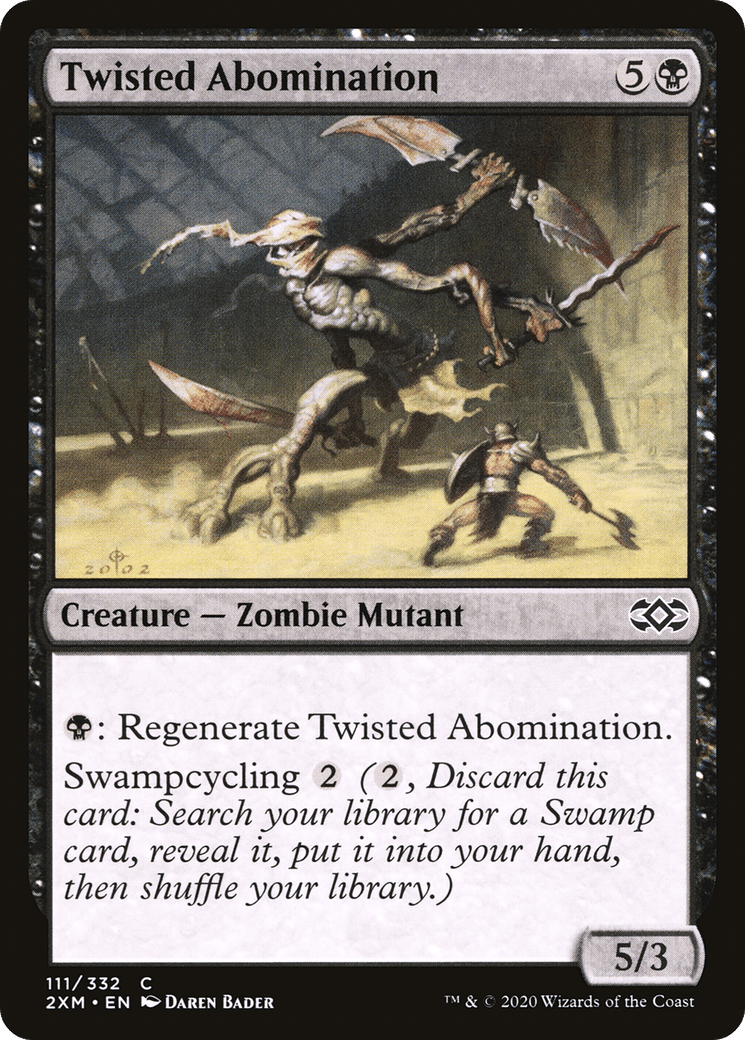 Twisted Abomination [Double Masters] Foil