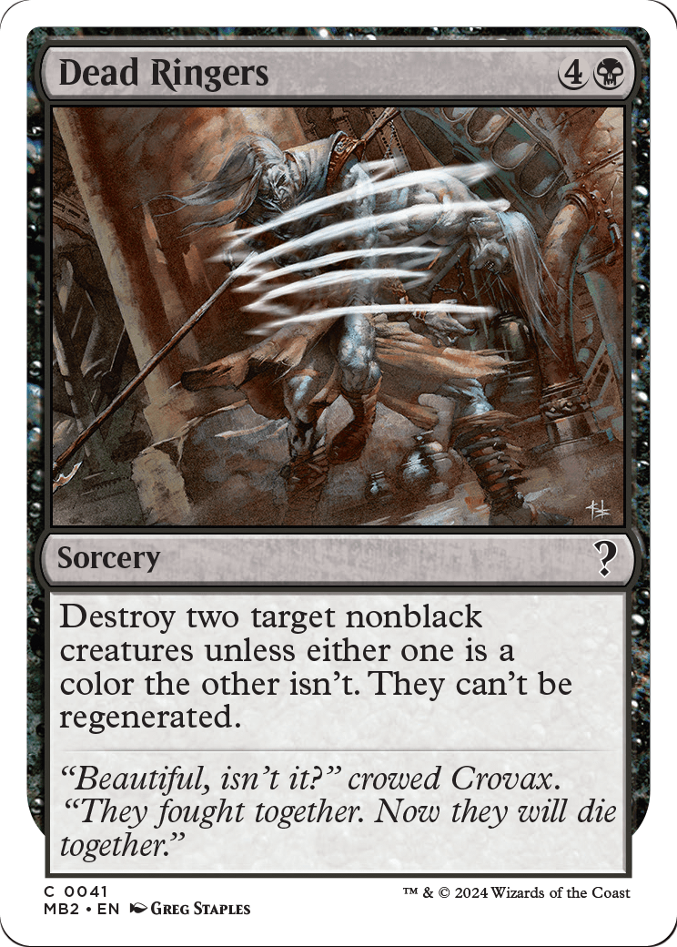 Dead Ringers (White Border) [Mystery Booster 2]