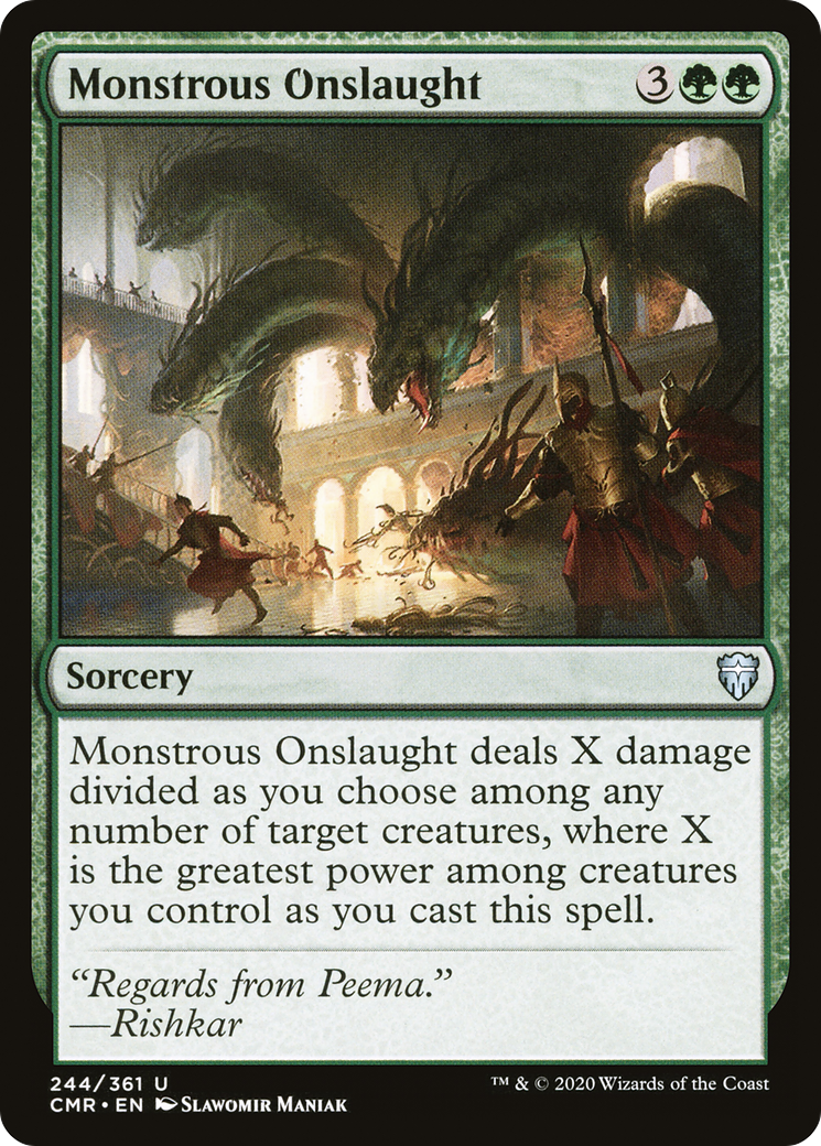 Monstrous Onslaught [Commander Legends] Foil