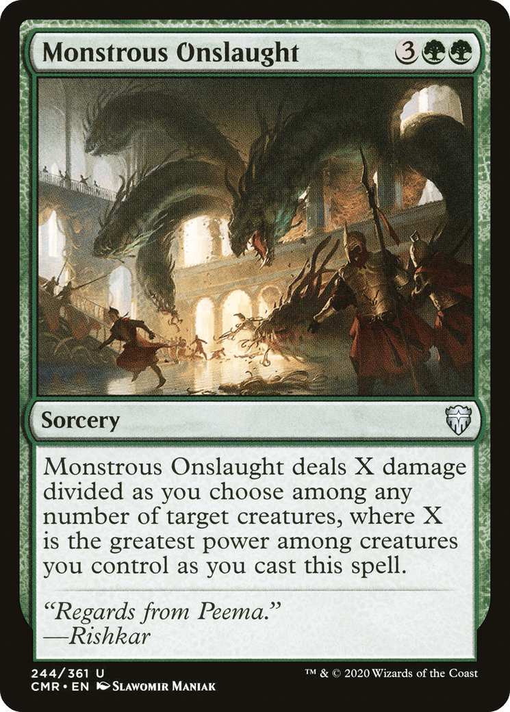 Monstrous Onslaught [Commander Legends] Foil