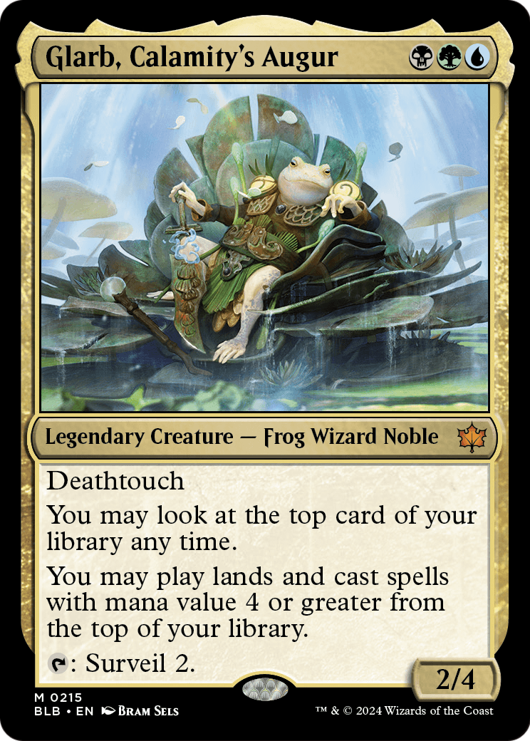 Glarb, Calamity's Augur [Bloomburrow] Foil
