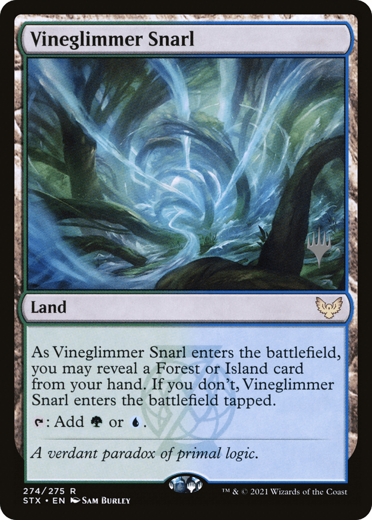Vineglimmer Snarl (Promo Pack) [Strixhaven: School of Mages Promos] Foil