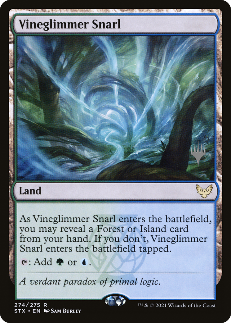 Vineglimmer Snarl (Promo Pack) [Strixhaven: School of Mages Promos] Foil