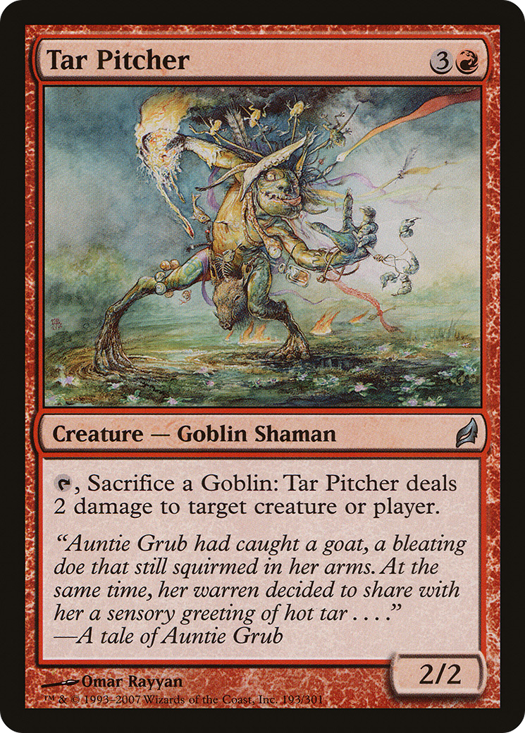 Tar Pitcher [Lorwyn] Foil