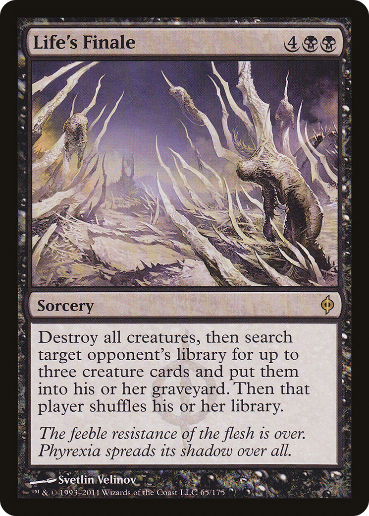 Life's Finale [New Phyrexia] Foil