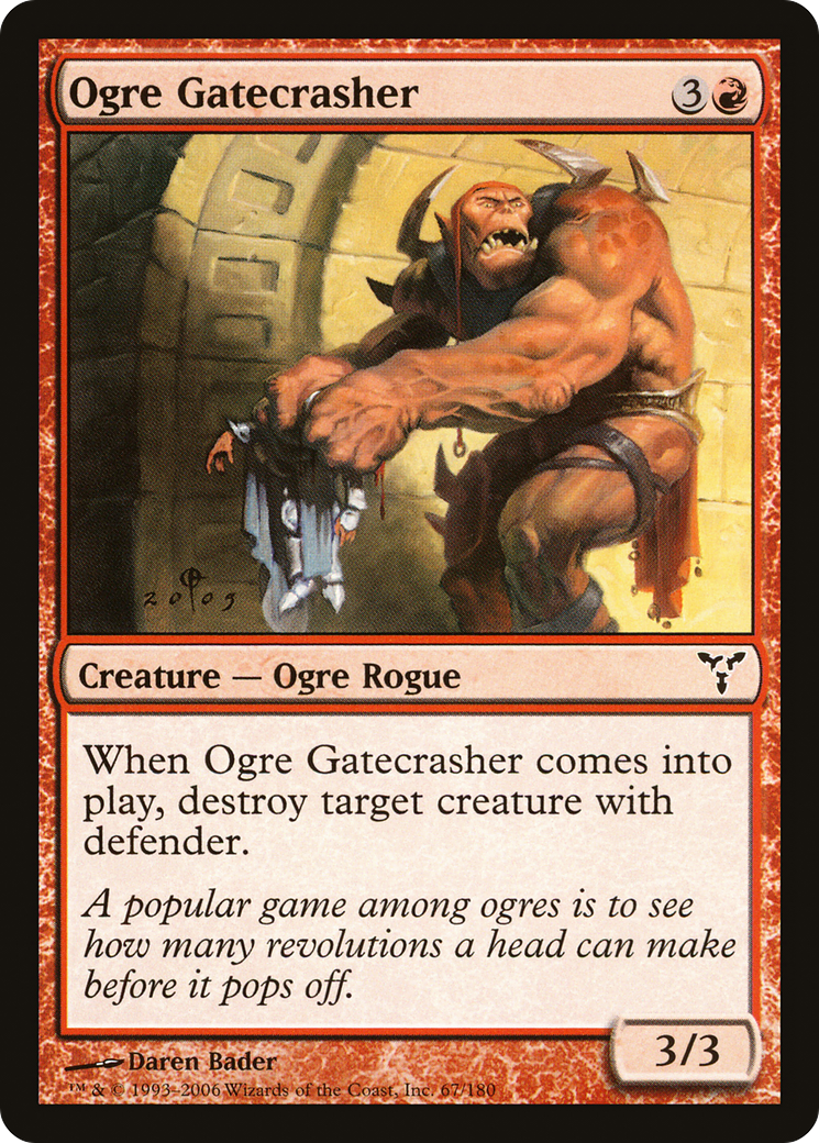 Ogre Gatecrasher [Dissension] Foil