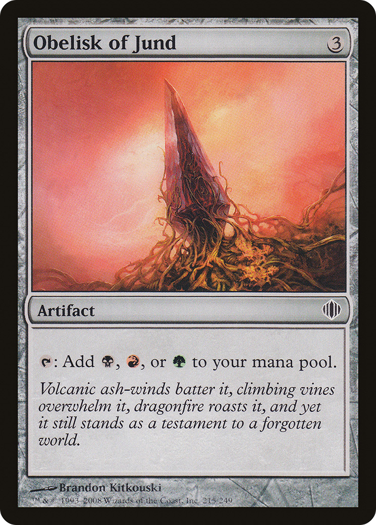 Obelisk of Jund [Shards of Alara] Foil