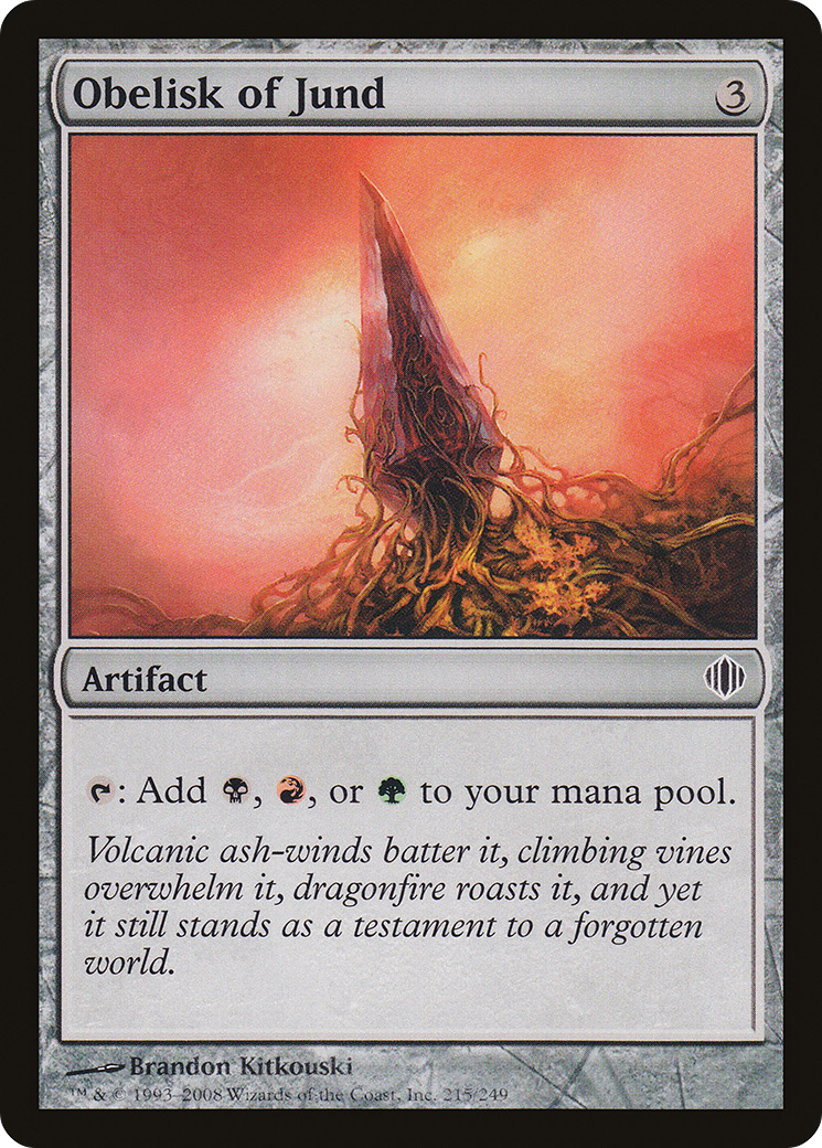 Obelisk of Jund [Shards of Alara] Foil