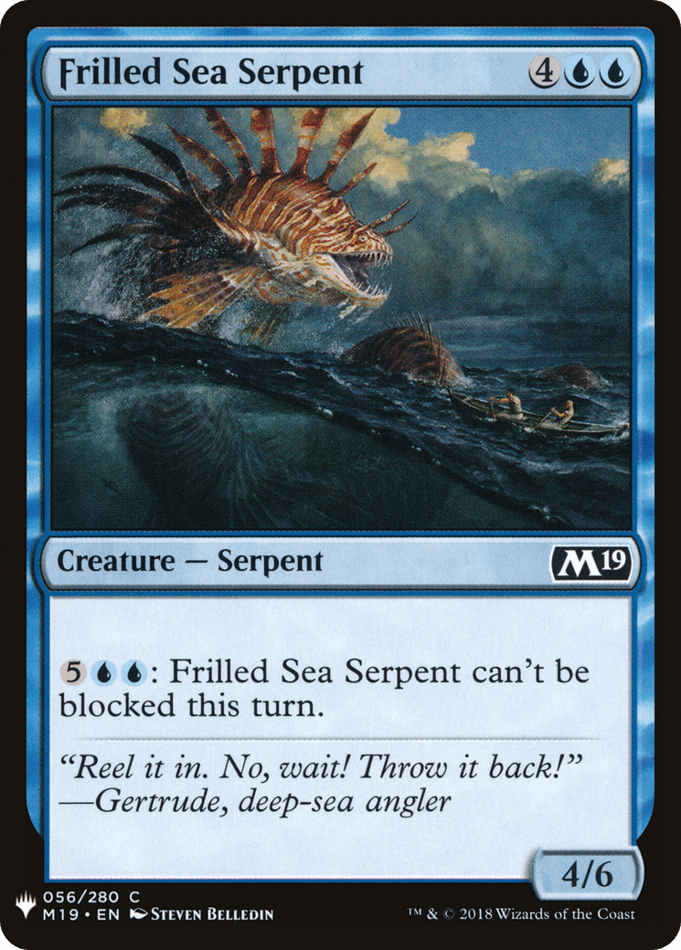 Frilled Sea Serpent |  (M19-56) [The List]