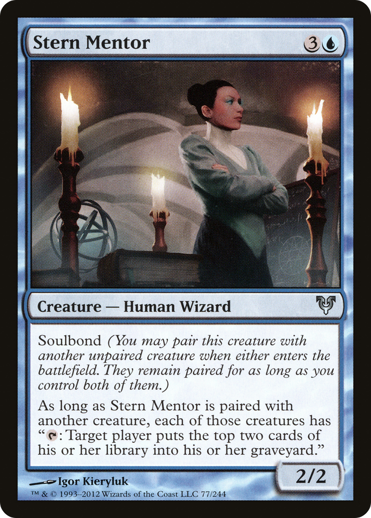 Stern Mentor [Avacyn Restored] Foil
