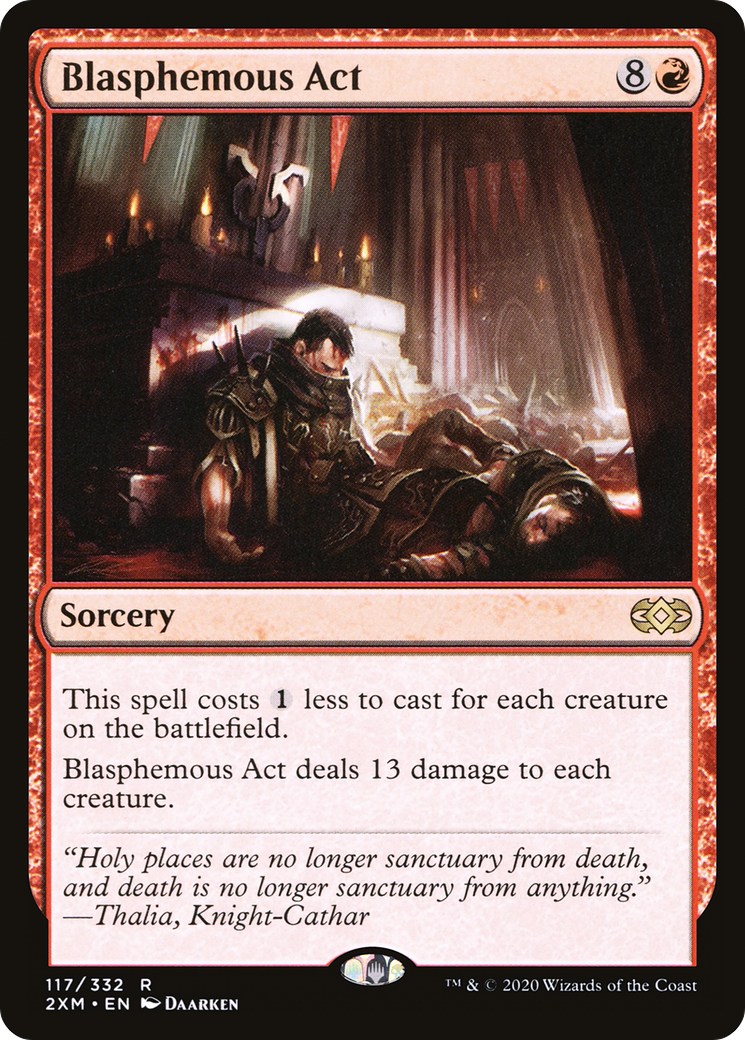 Blasphemous Act [Double Masters] Foil