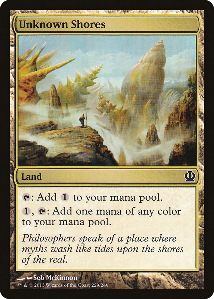 Unknown Shores [Theros] Foil