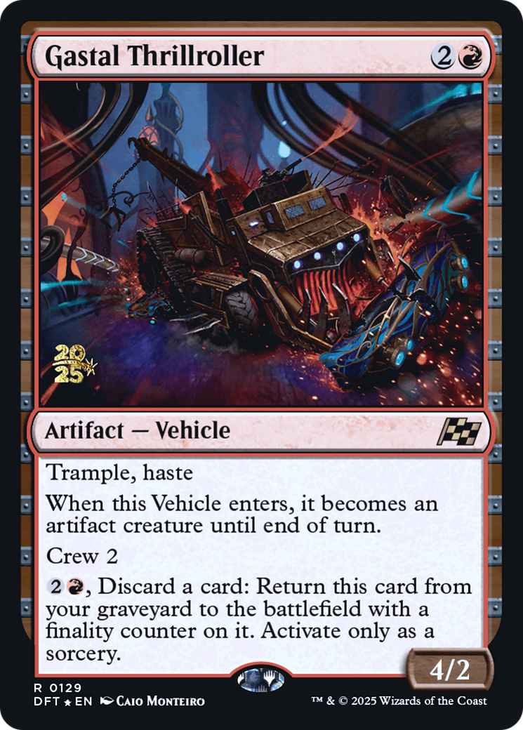 Gastal Thrillroller (-129) [Prerelease Cards]  Foil