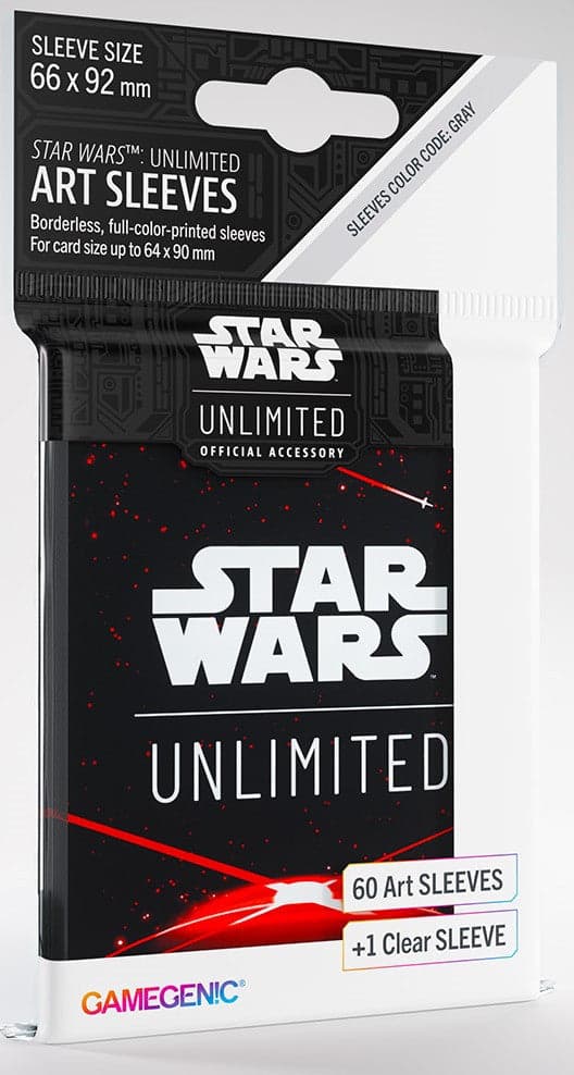 Gamegenic Star Wars Unlimited Art Sleeves | Space Red