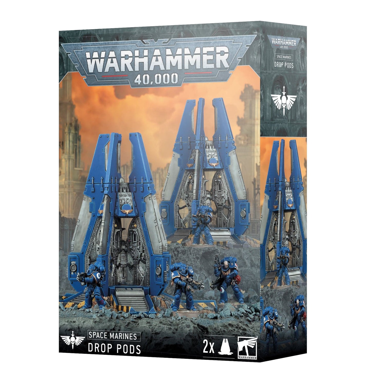 Warhammer 40,000 | Space Wolves | Drop Pods