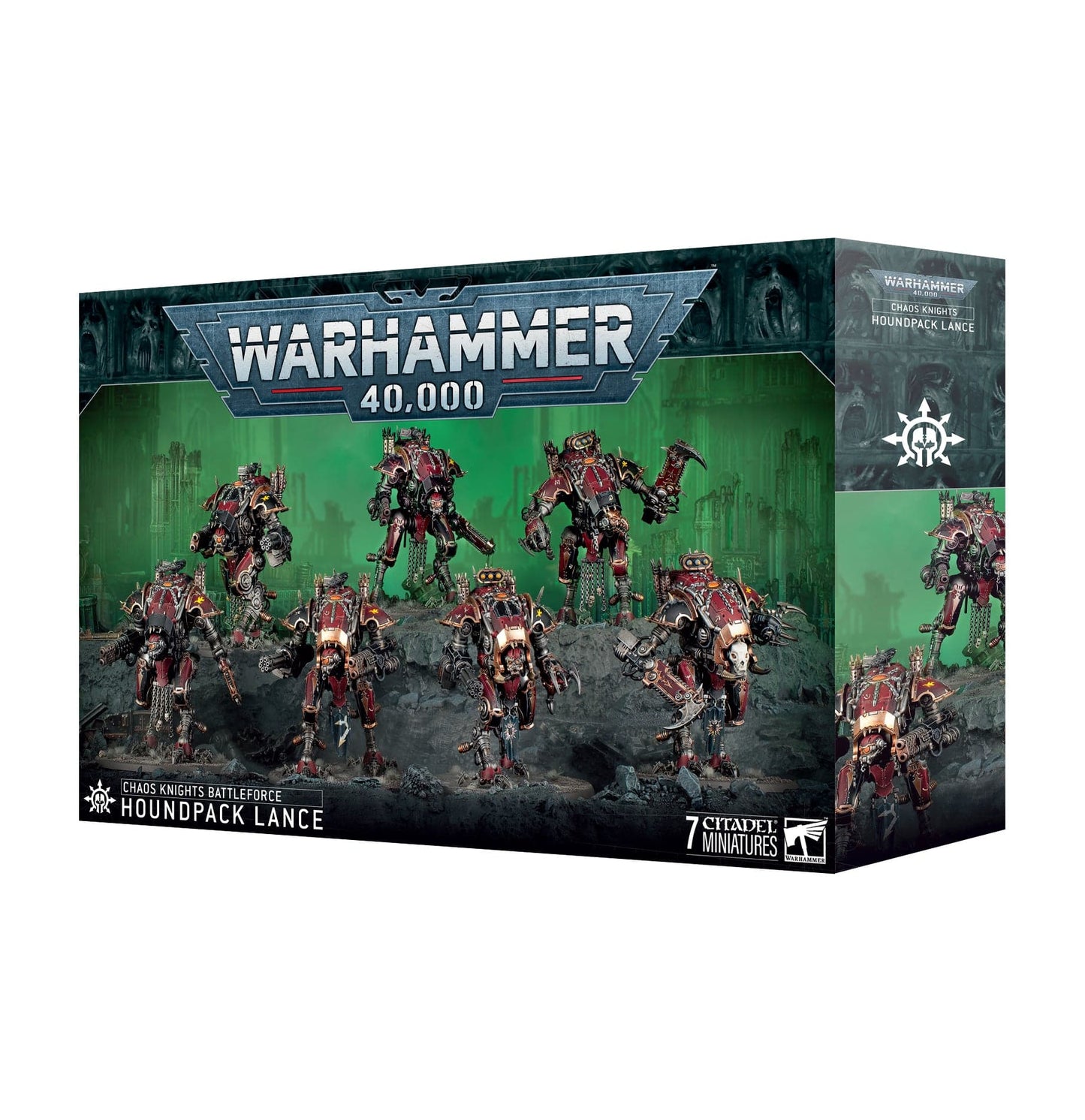 Warhammer 40,000 | Chaos Knights | Battleforce | Houndpack Lance