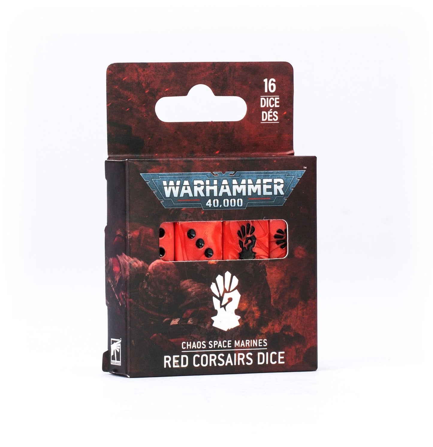Warhammer 40,000 | Chaos Space Marines | Red Corsairs Dice