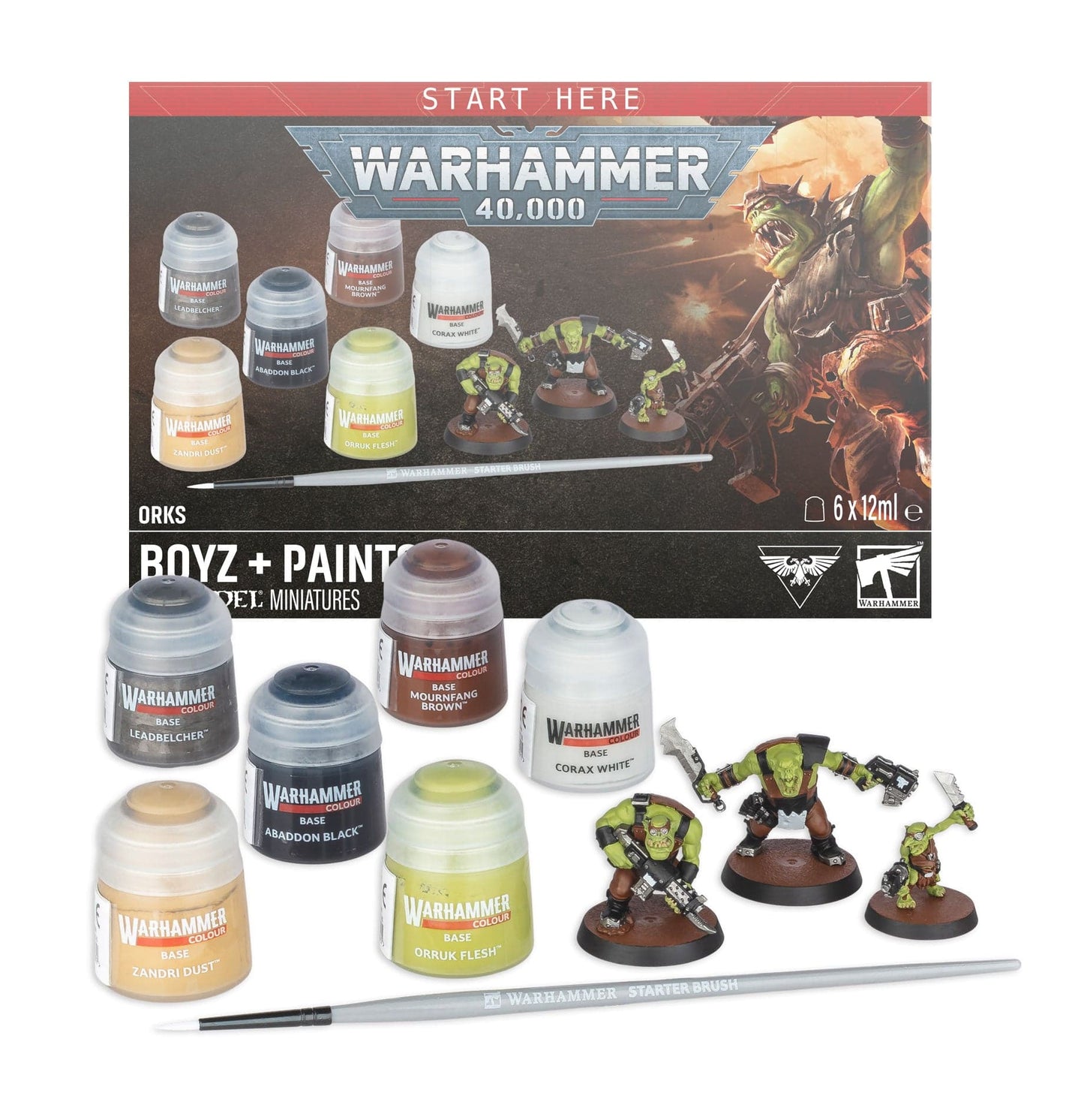 Warhammer 40,000 Boyz + Paints