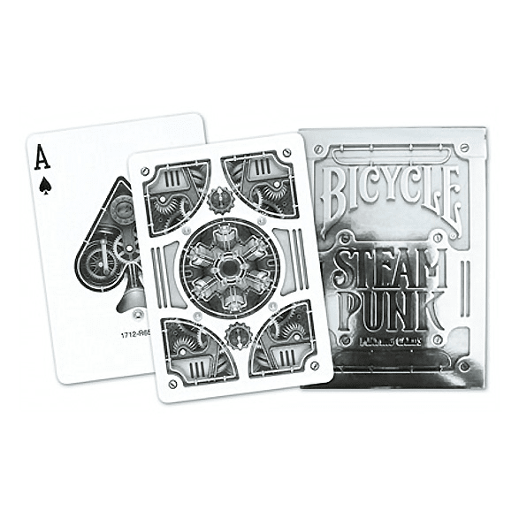 Bicycle Playing Cards | Steampunk: Silver
