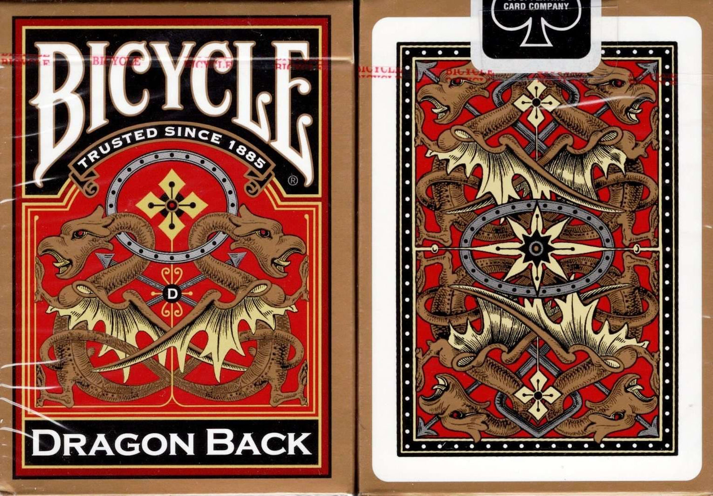 Bicycle Playing Cards | Gold Dragon Back